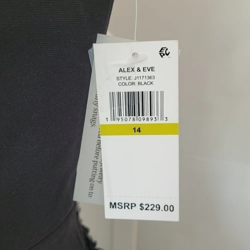 Alex and Eve Women's A Line Dress Floral Size 14 - Picture 10 of 12